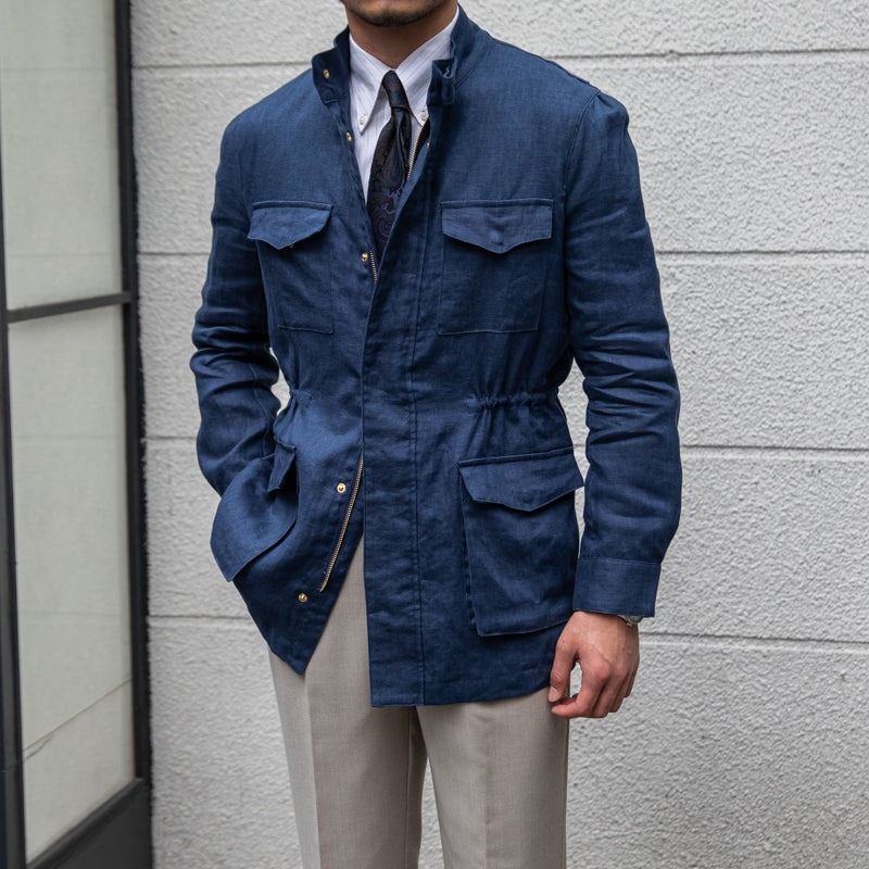 Linen Squire Vintage Jacket Safari Jacket