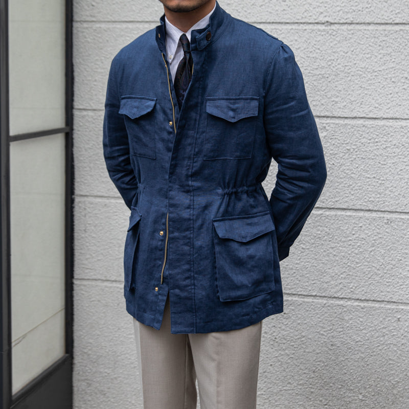 Linen Squire Vintage Jacket Safari Jacket