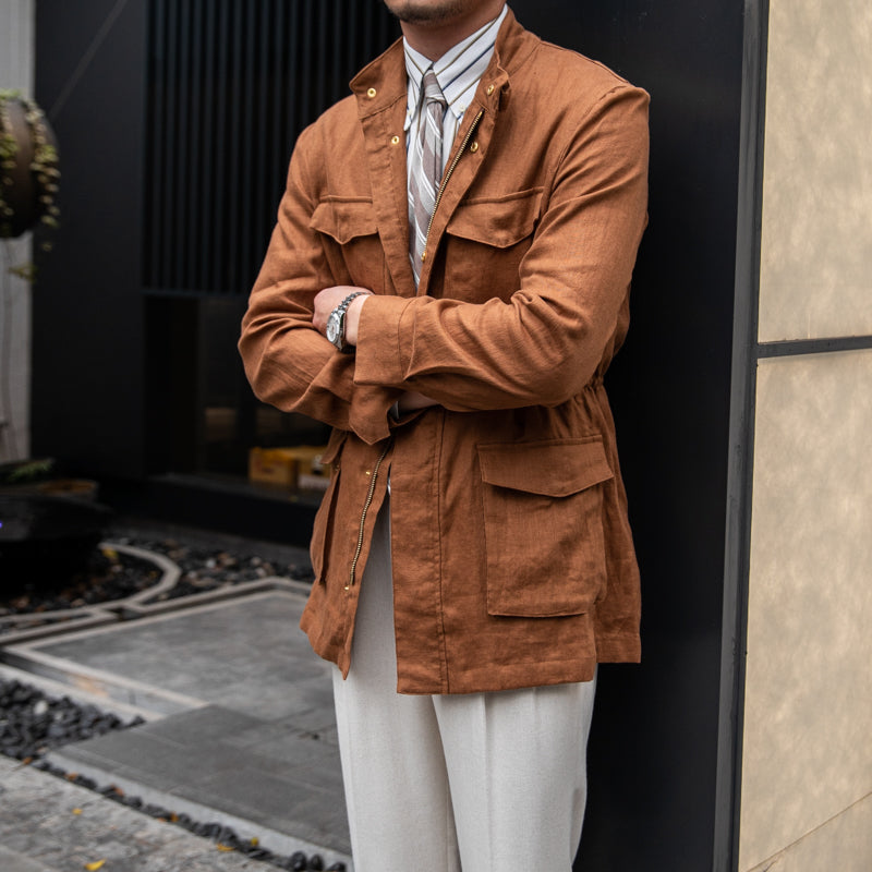 Linen Squire Vintage Jacket Safari Jacket