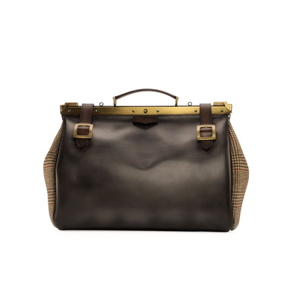 Tweed Sartorial & Full Grain Leather Doctor Bag