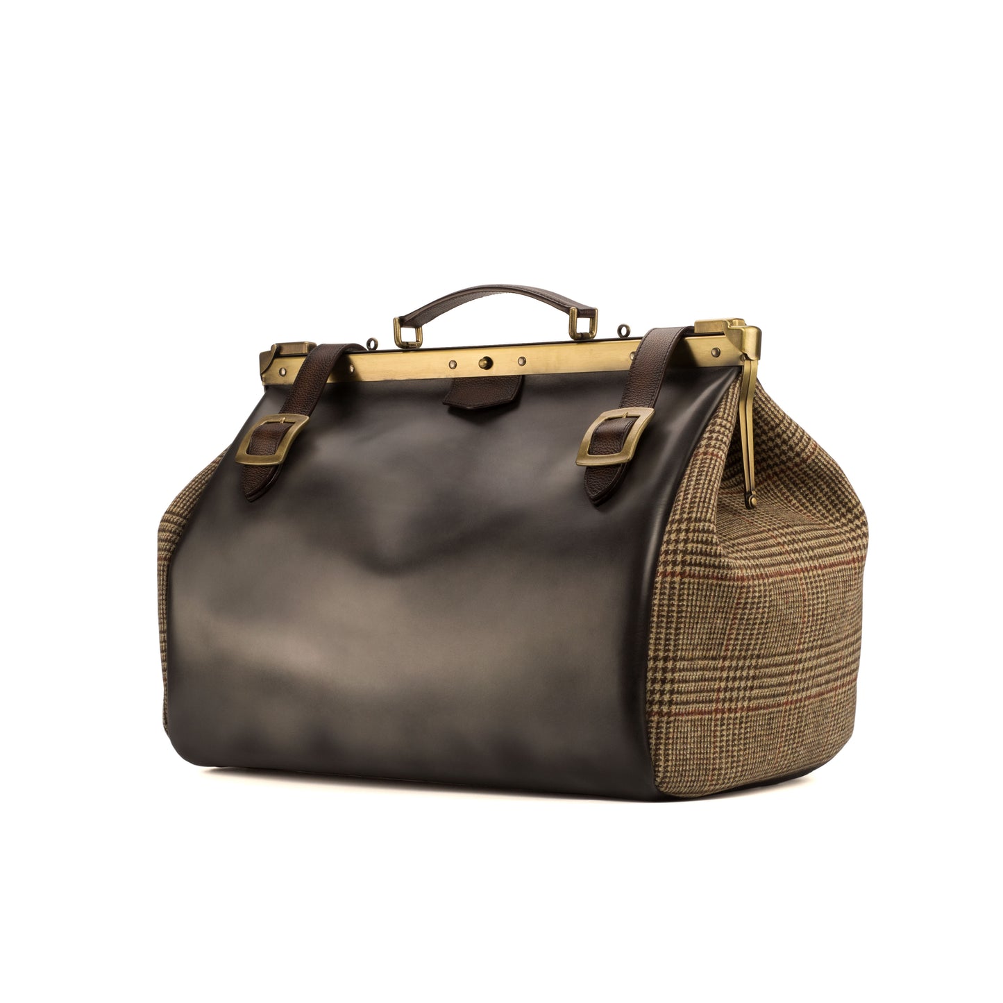 Tweed Sartorial & Full Grain Leather Doctor Bag