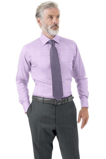 Pink Fancy Dobby Dress Shirt