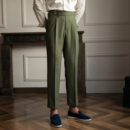 Gentry High Waist Non Iron Trousers