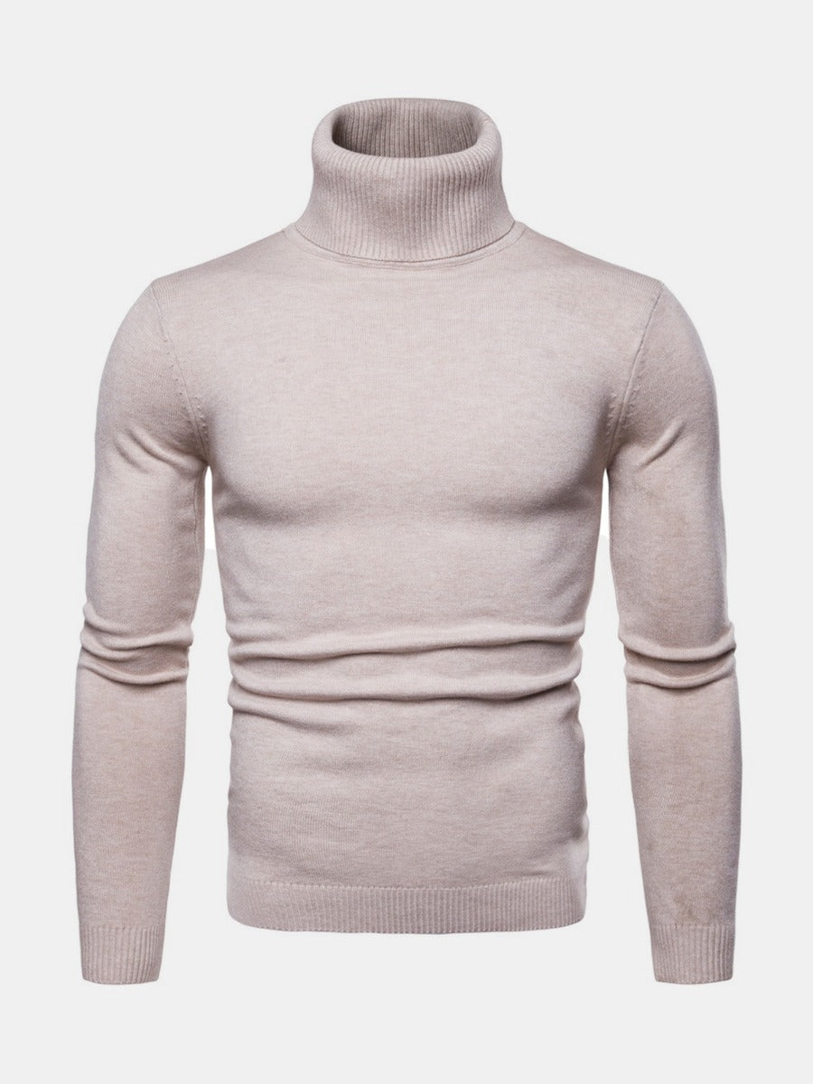 Solid Classic Slim Fit Turtleneck