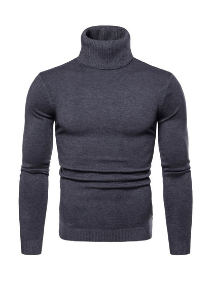 Solid Classic Slim Fit Turtleneck