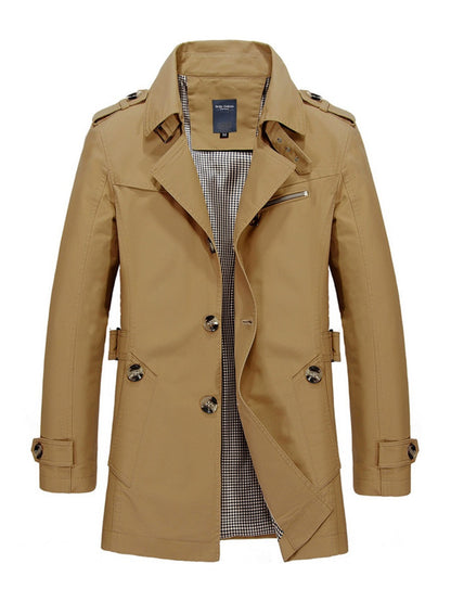 Single Breast Lightweight Trench Coat