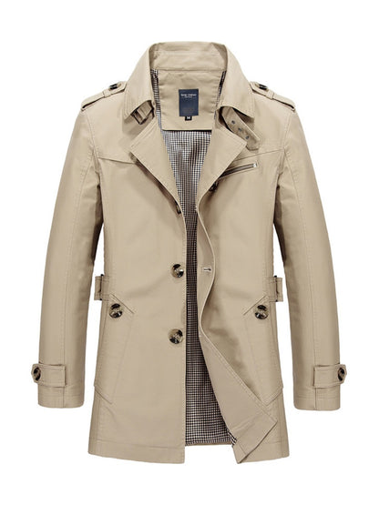 Single Breast Lightweight Trench Coat