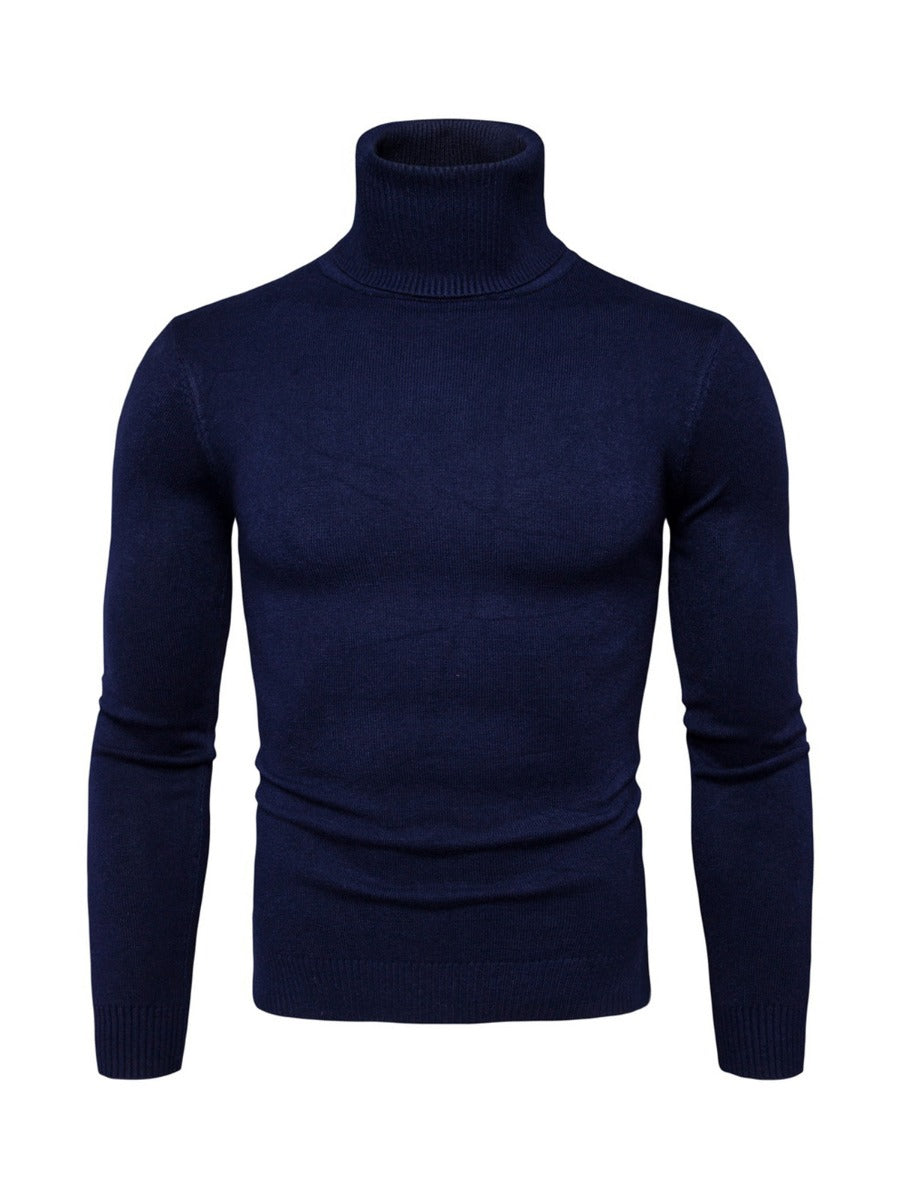 Solid Classic Slim Fit Turtleneck