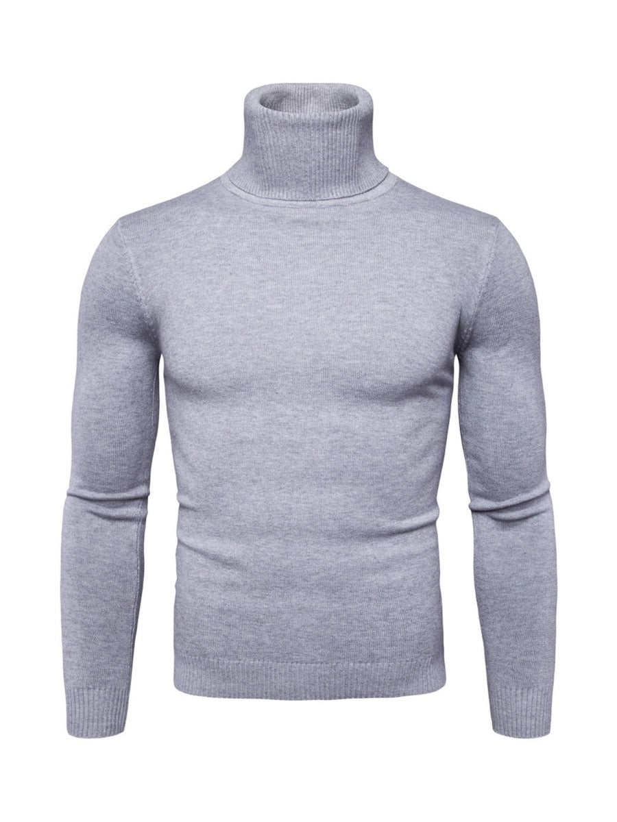 Solid Classic Slim Fit Turtleneck