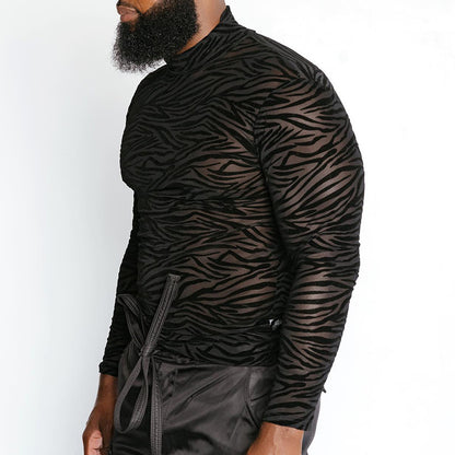 Allure See Through Turtleneck