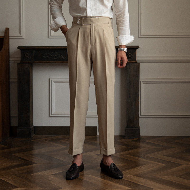 Gentry High Waist Non Iron Trousers