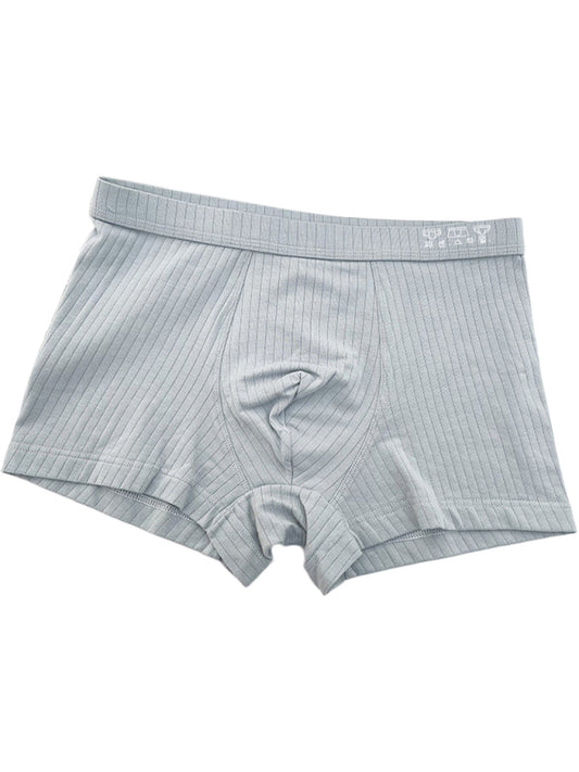 Men's pure cotton boxer briefs