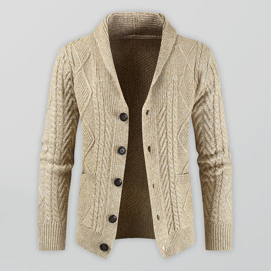 Nordic Cable Knit Cardigan