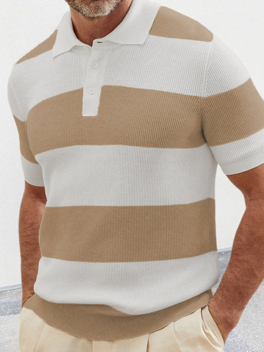 Men's Napa color block polo