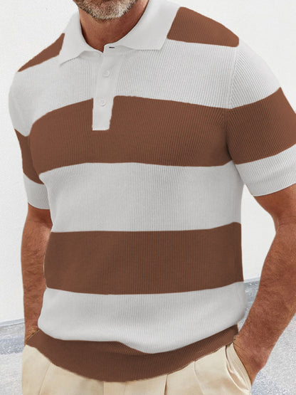 Men's Napa color block polo