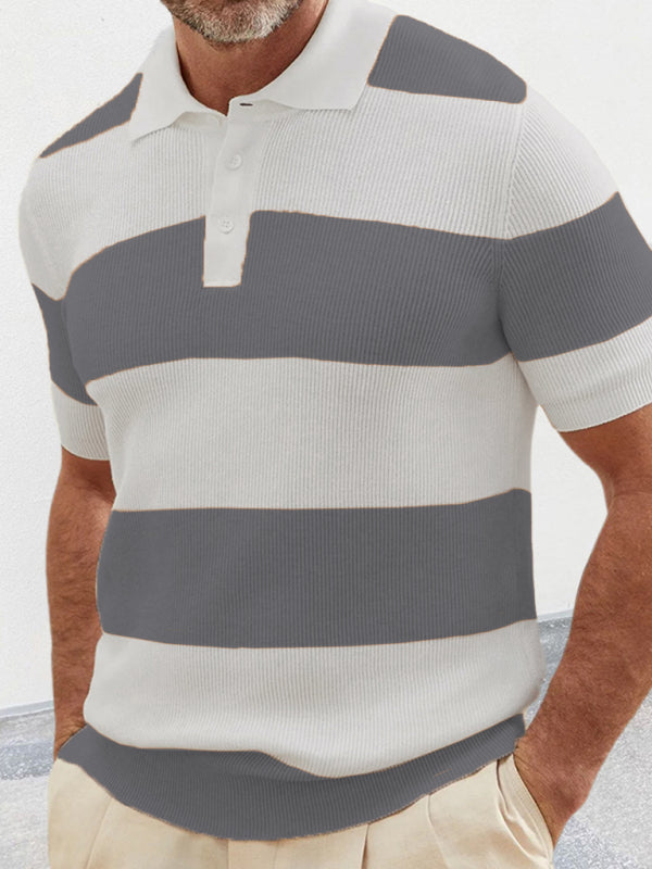 Men's Napa color block polo