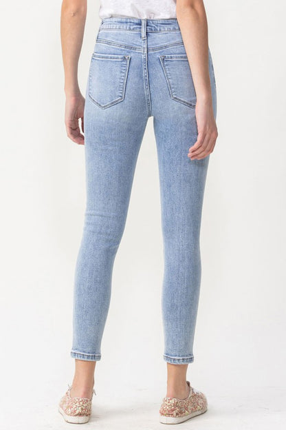 High Rise Crop Skinny Jeans