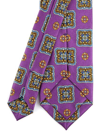 The Napoli 3-Fold Silk Necktie