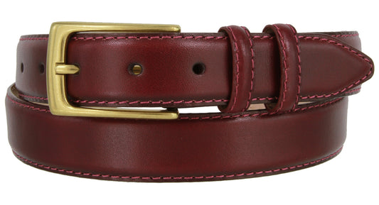 The Calfskin Leather Dress Belt