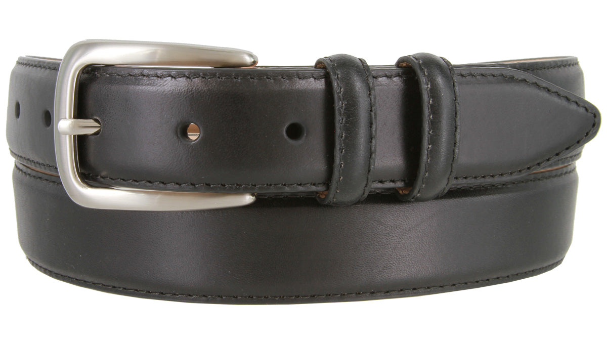 The Calfskin Leather Dress Belt