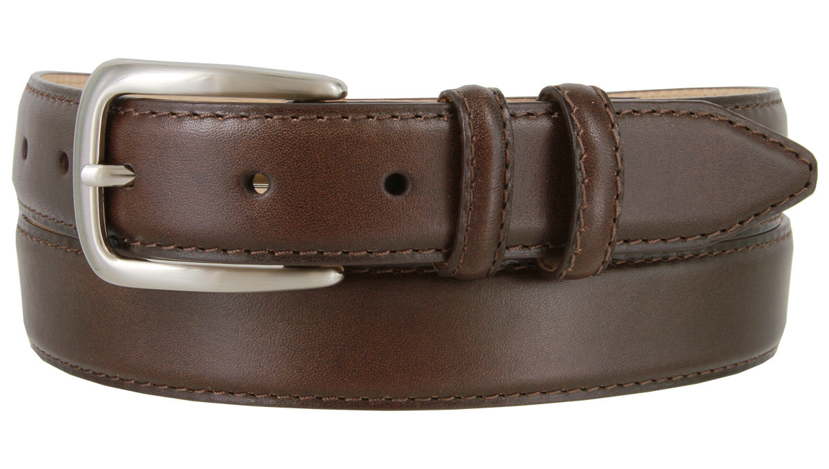 The Calfskin Leather Dress Belt