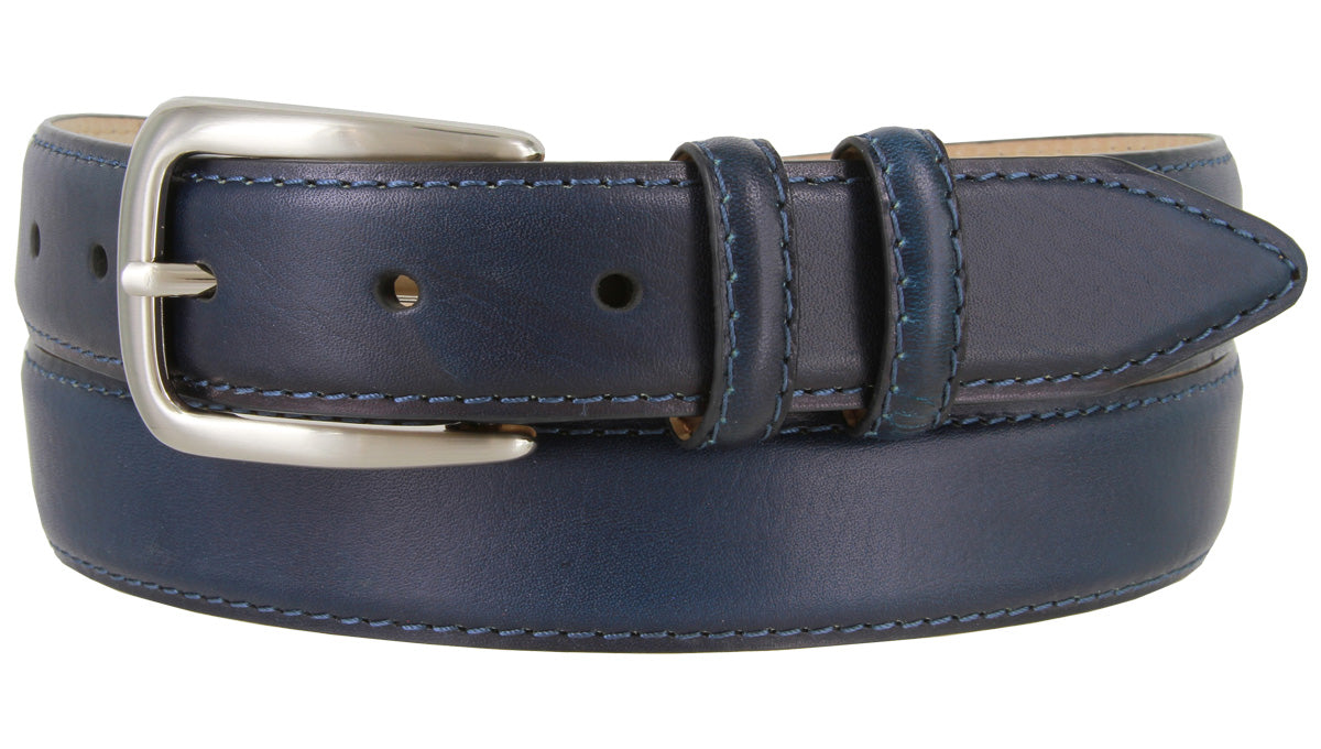 The Calfskin Leather Dress Belt