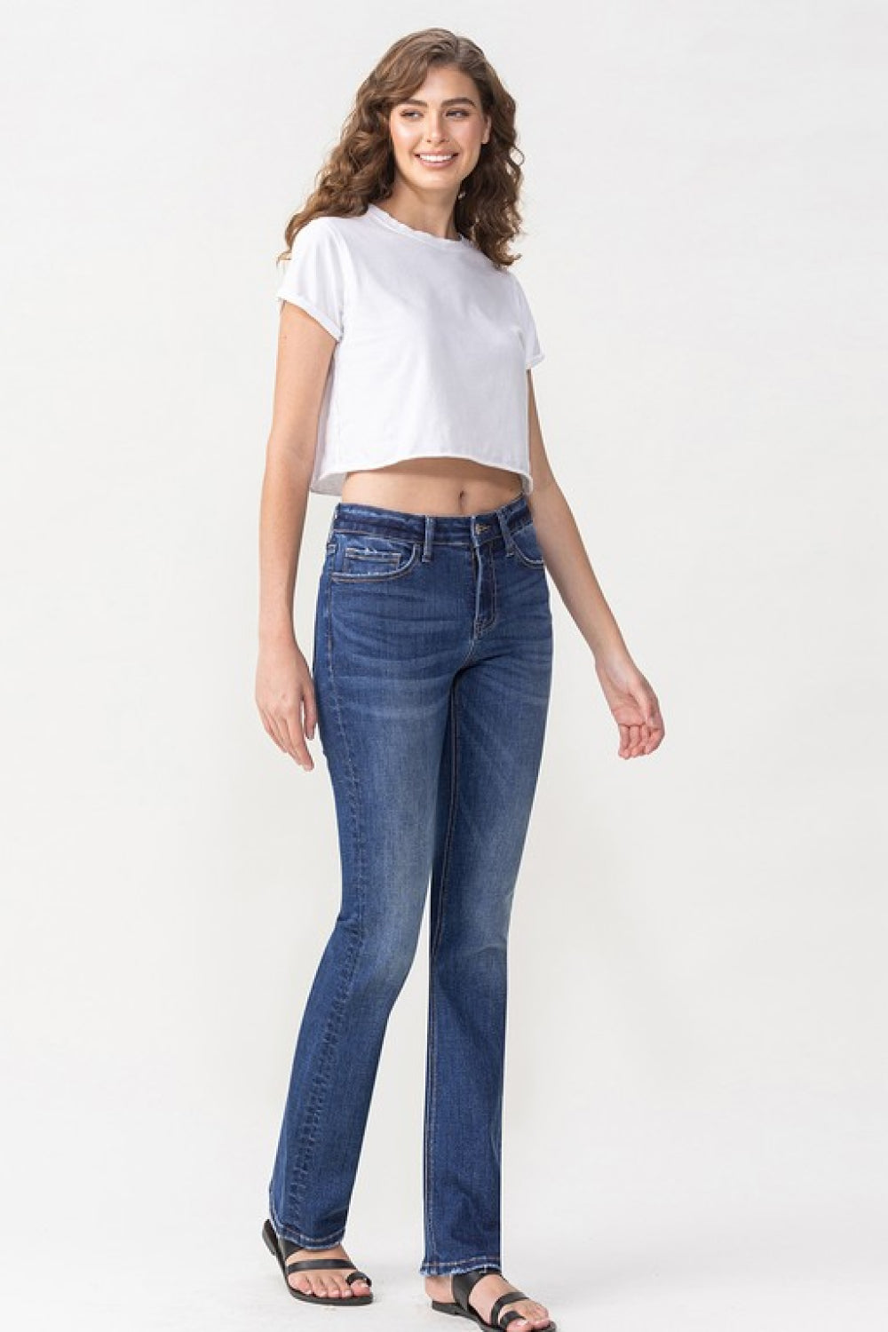 Midrise Bootcut Jeans