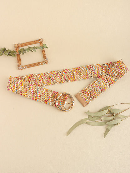 Multicolored Wide Belt