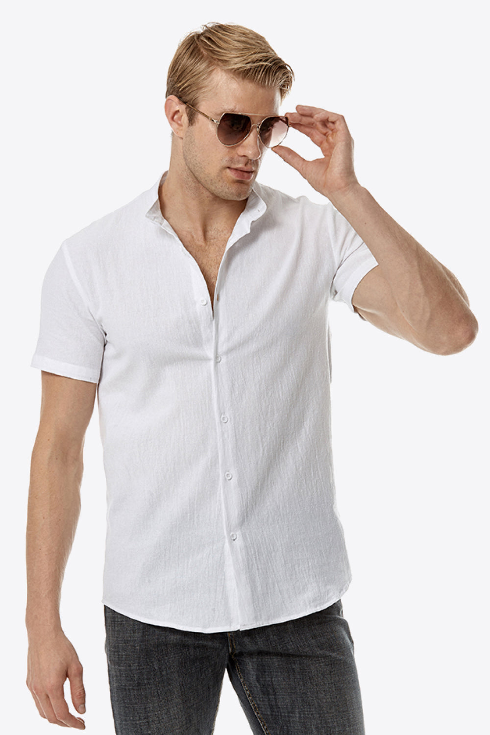 Button Down Short Sleeve Shirt