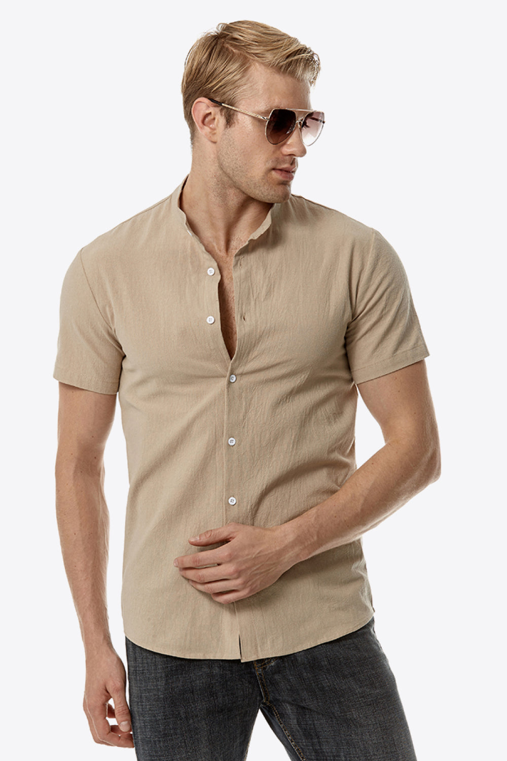 Button Down Short Sleeve Shirt