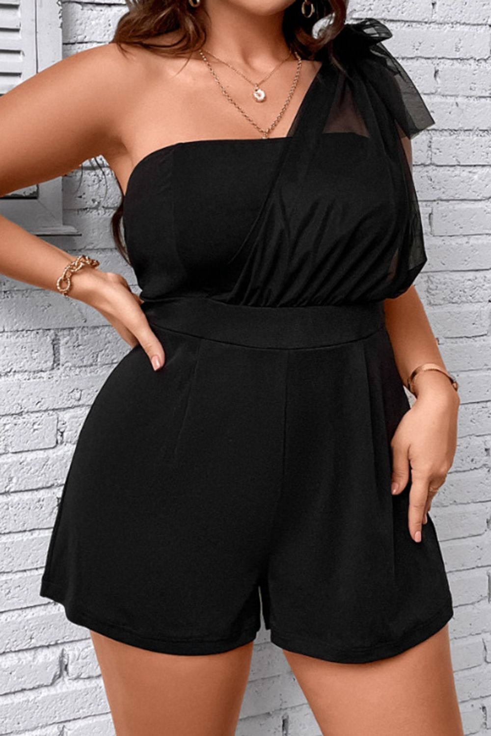 One-Shoulder Romper