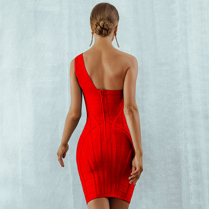 The One-Piece Outline Bandage Dress