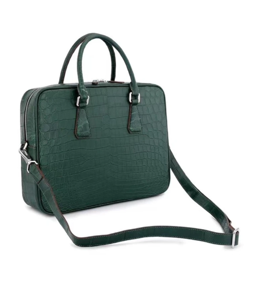 Genuine Crocodile Laptop Briefcase