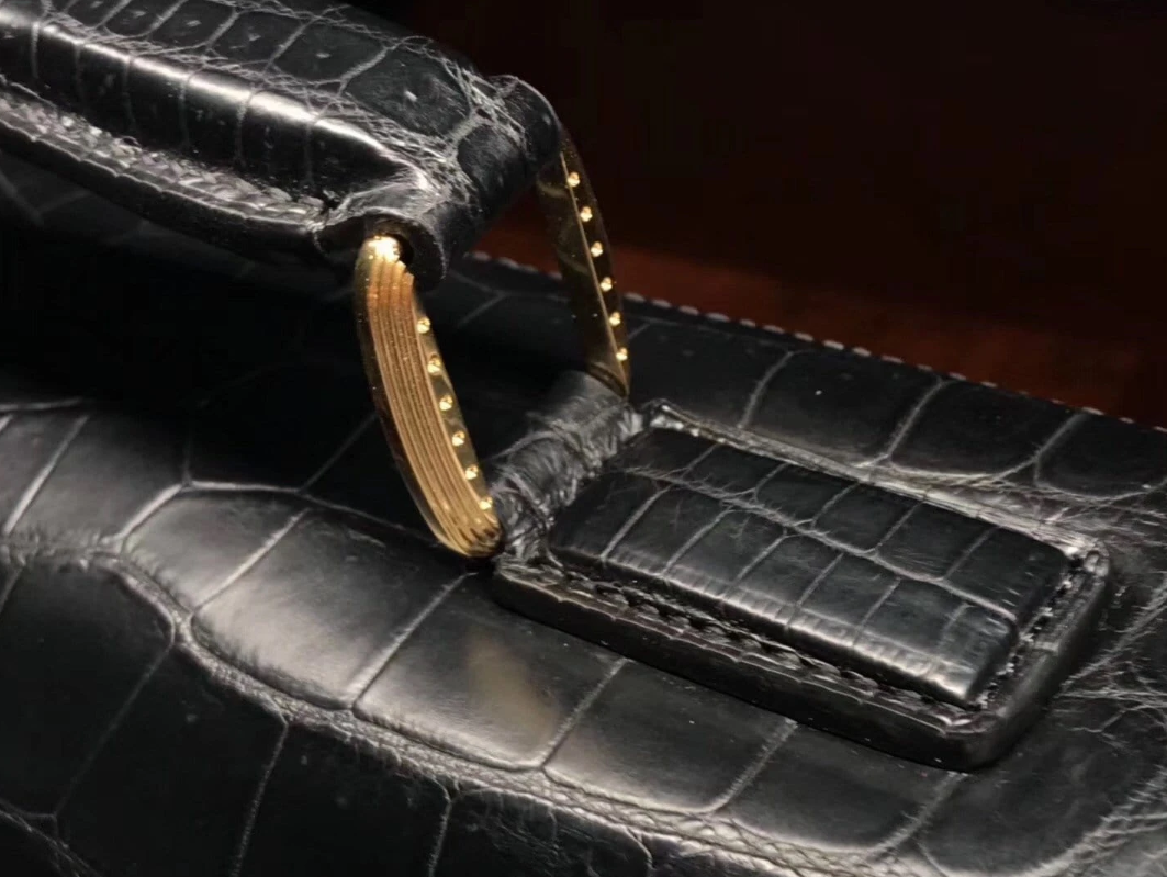 Genuine Crocodile Document Case