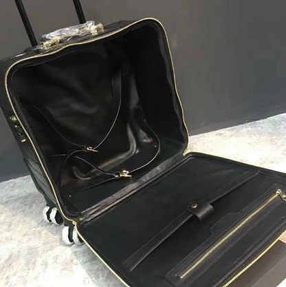 Genuine Crocodile Trolly Abroad Suitcase