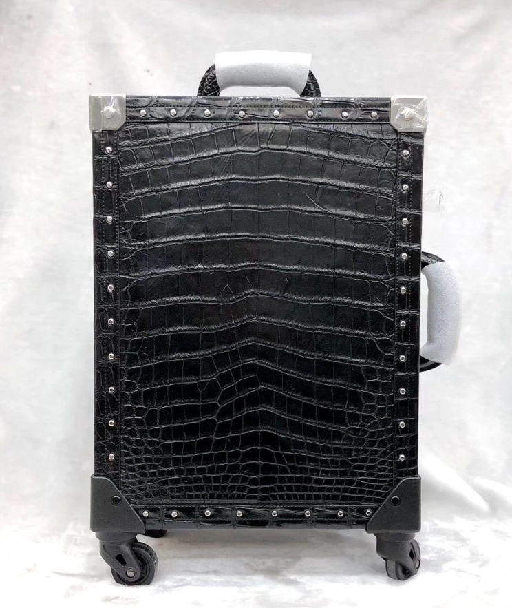 Genuine Crocodile Trolly Box Suitcase