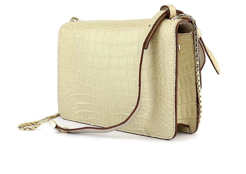 Genuine Crocodile Crossbody Mini Messenger Purse