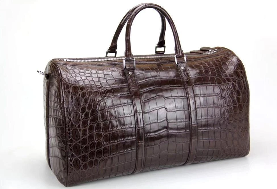 Genuine Crocodile Super Traveler L Weekender Duffel