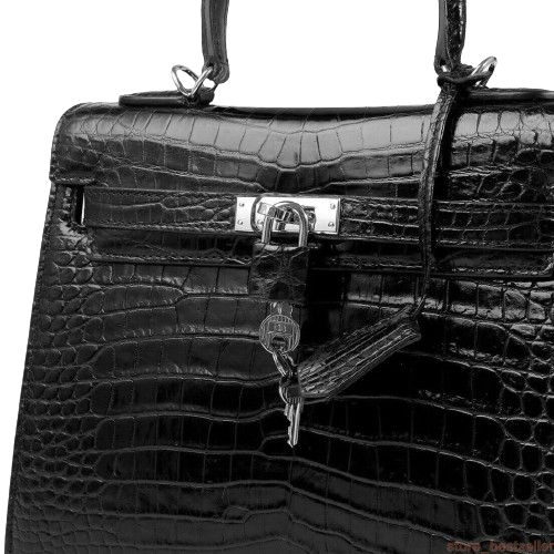 The LHB-1 Black Alligator Bag