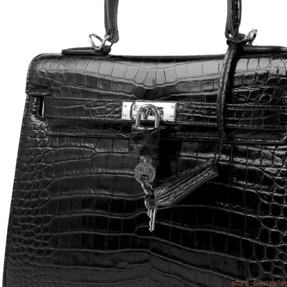 The LHB-1 Black Alligator Bag