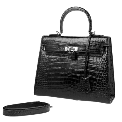 The LHB-1 Black Alligator Bag