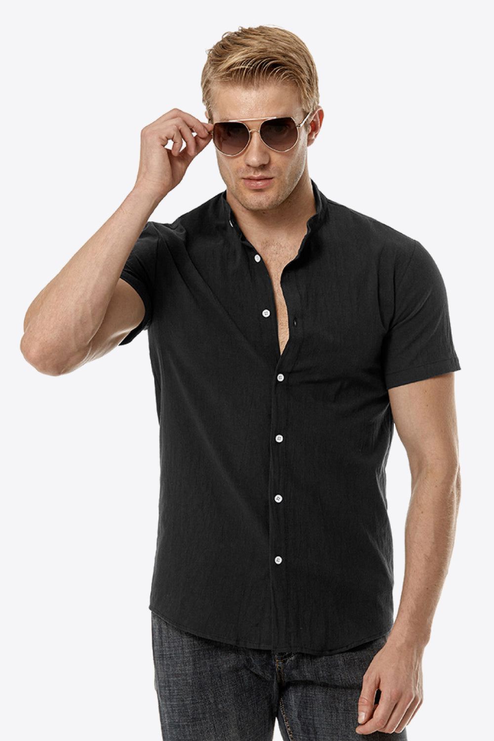 Button Down Short Sleeve Shirt