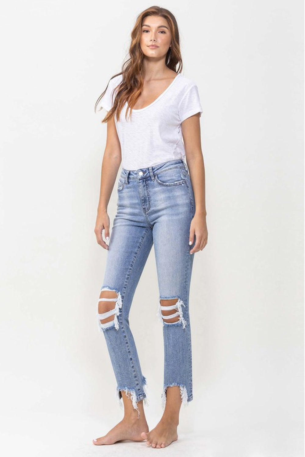 Super High Rise Kick Flare Jeans