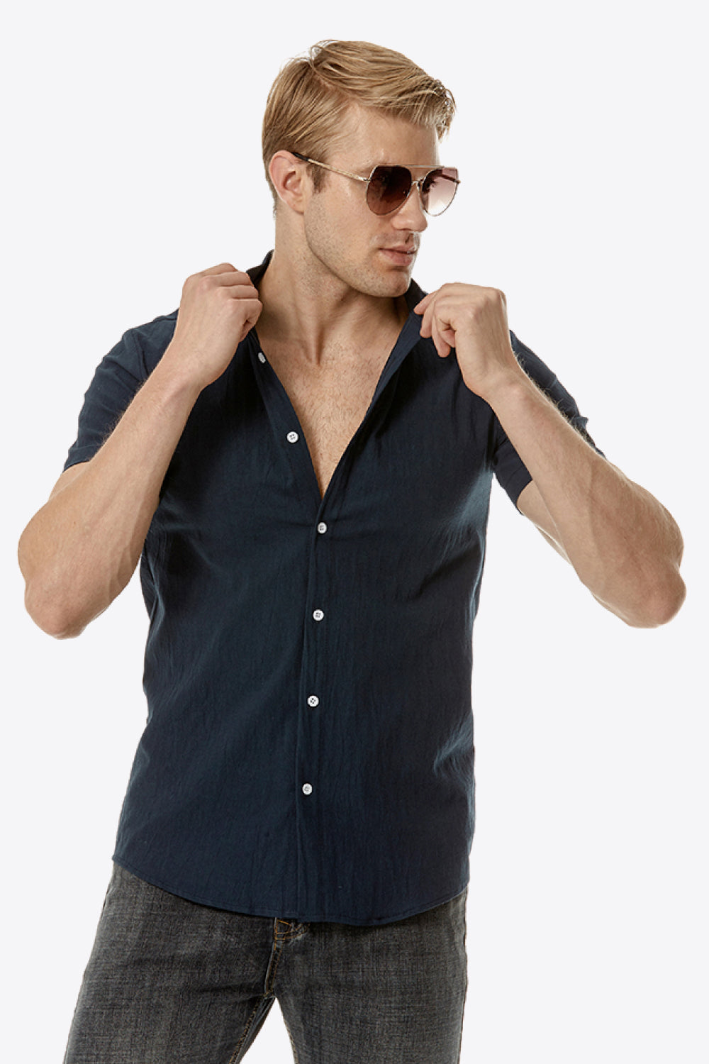 Button Down Short Sleeve Shirt