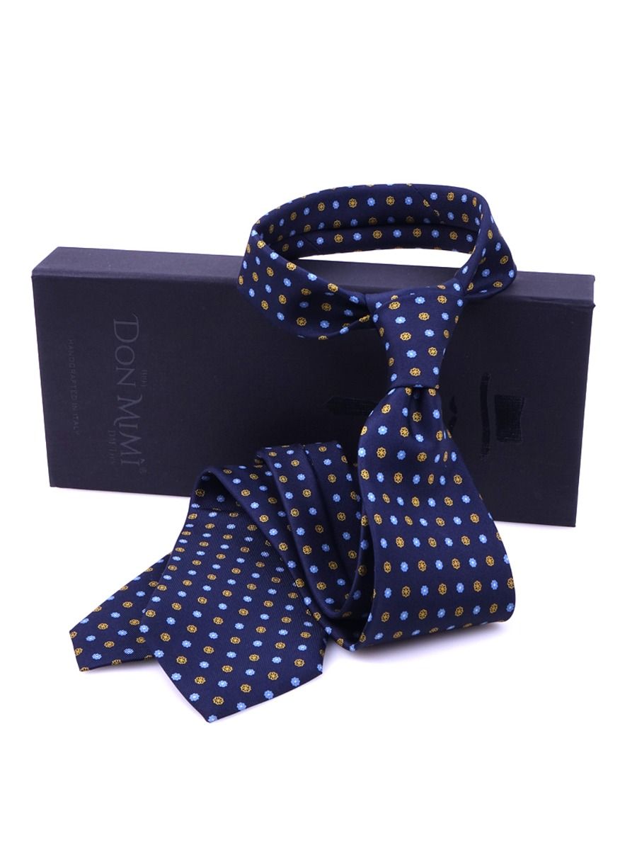 The Blu Scuro 7 Fold Tie