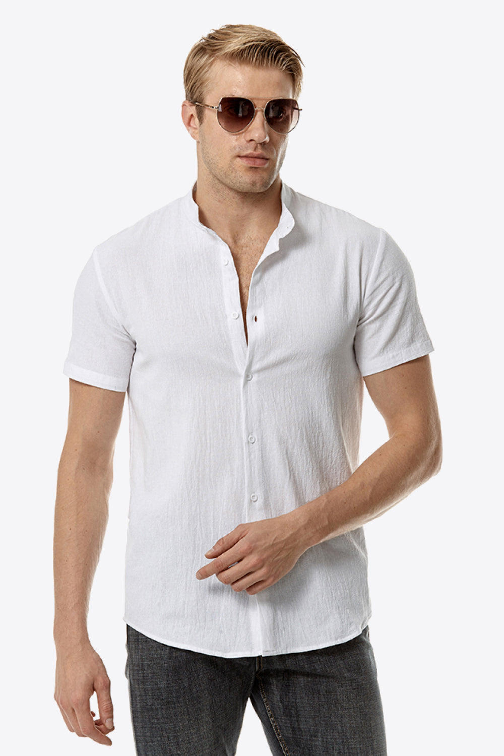 Button Down Short Sleeve Shirt