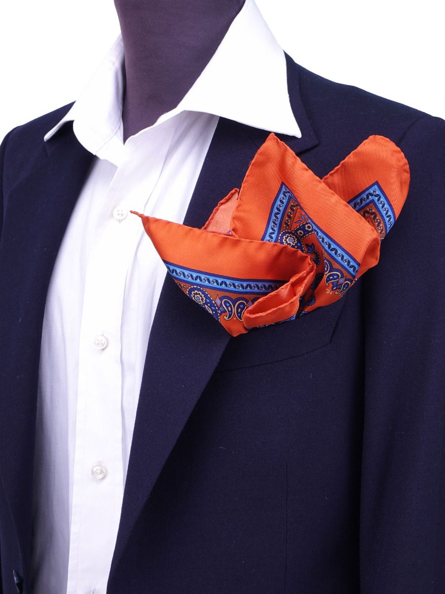 The Annazette XL Silk Pocket Square