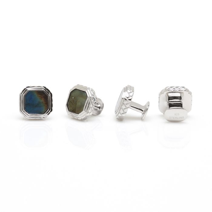 Sterling Labradorite Opus Studs