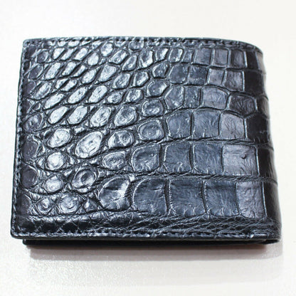 The Half Alligator Leather Bifold Wallet