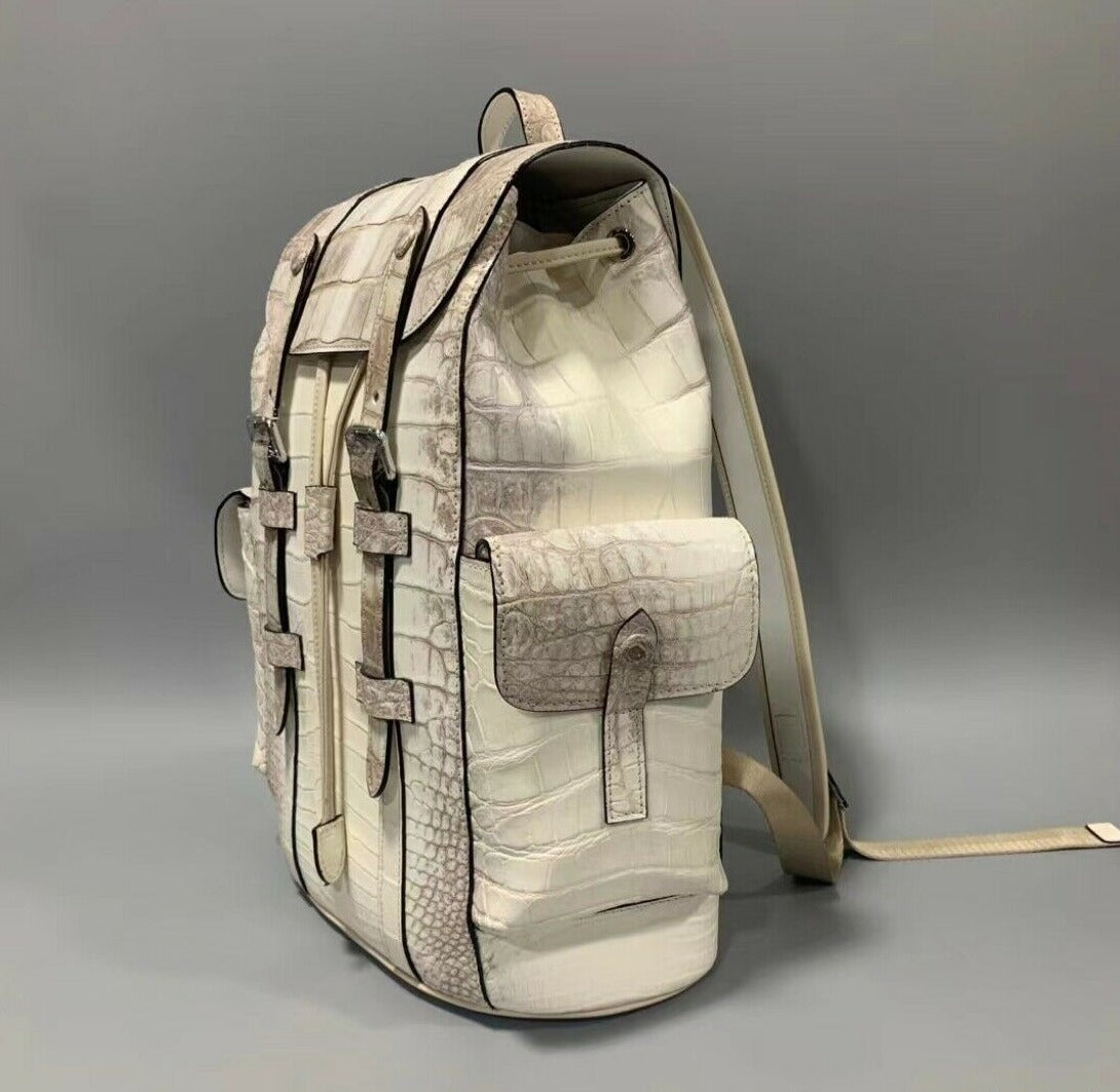 The SLE-1 Alligator Ivory Backpack